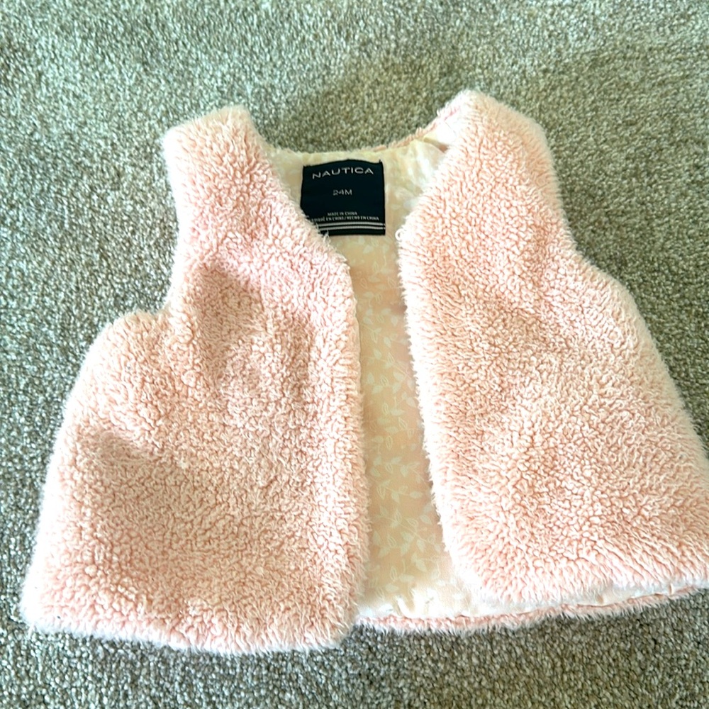 Nautical pink vest